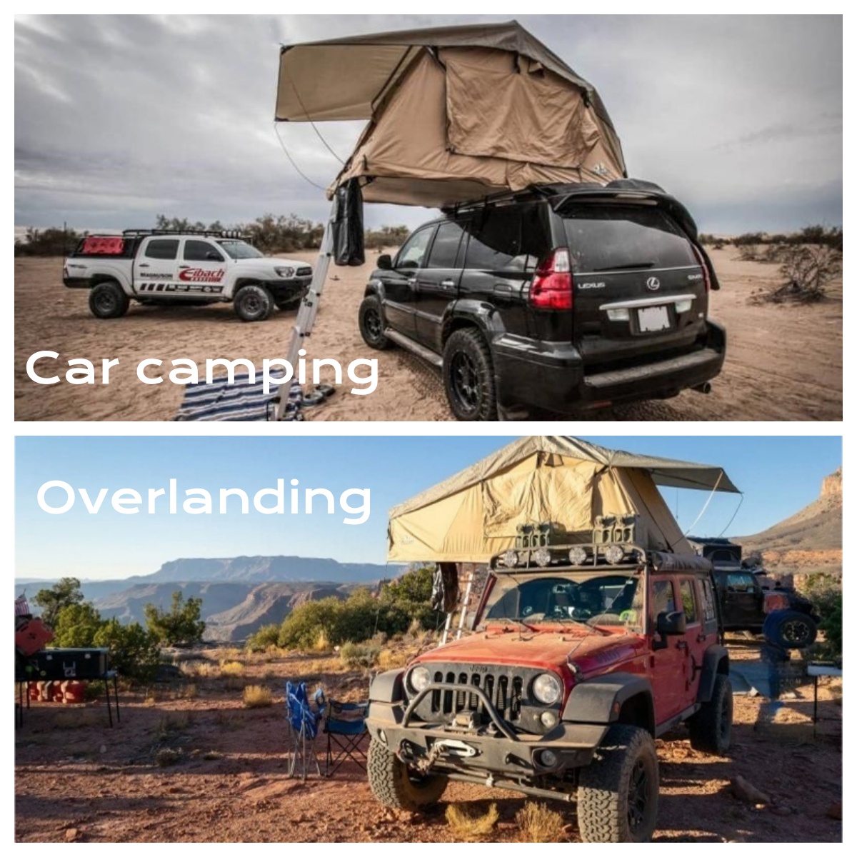 Camping mit dem Auto: Ein schöner Übergang vom Wohnmobil zum Overlanding