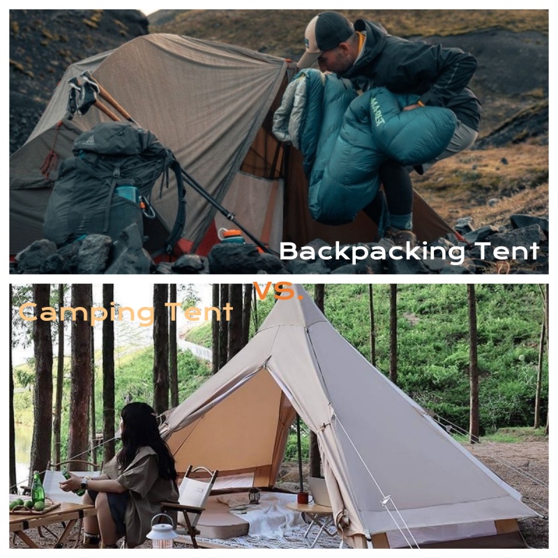 Rucksackzelt vs. Campingzelt