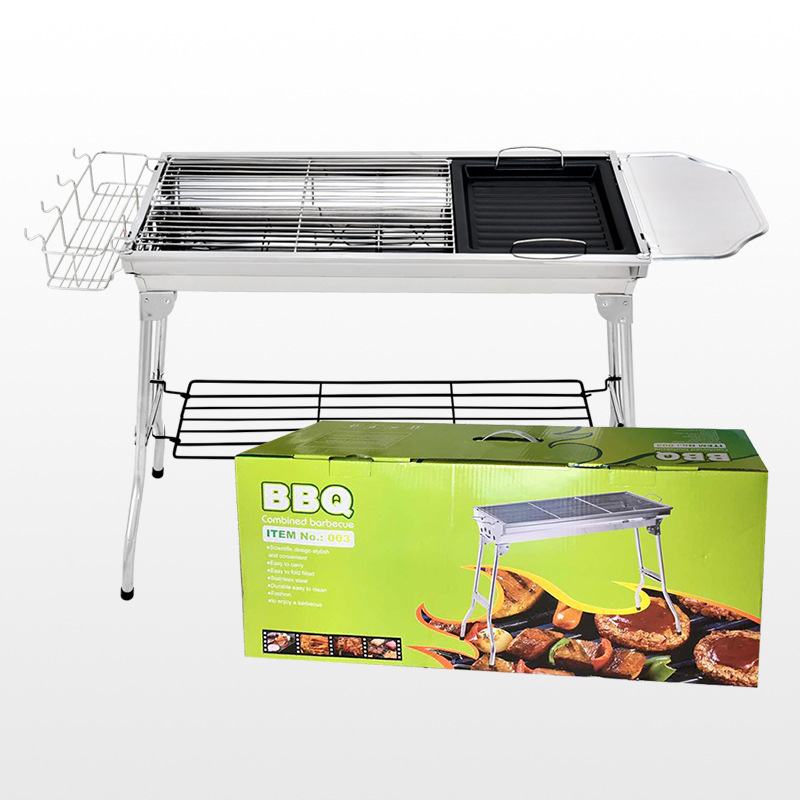 Holzkohlegrill für den Außenbereich für Camping, Picknick und Strand