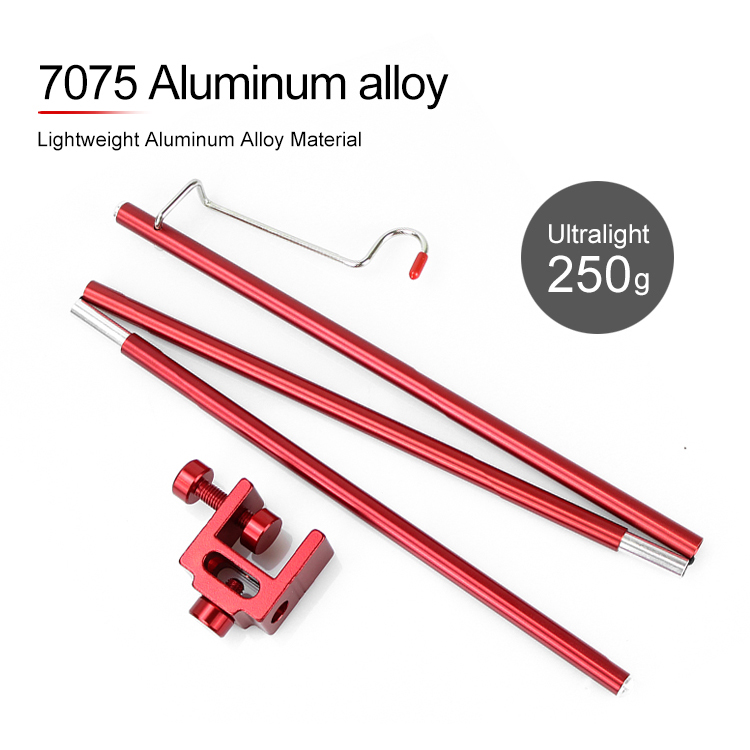 Klappbarer Camping-Lichtständer aus Aluminium für den Außenbereich