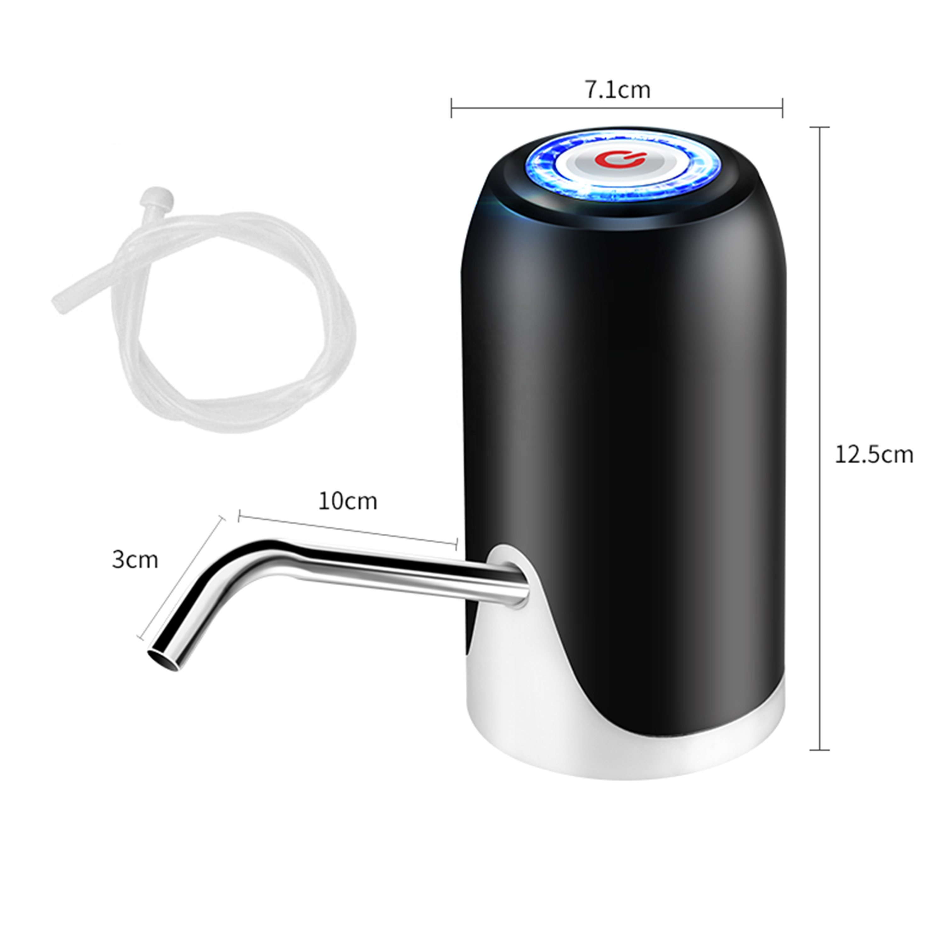 Kabellose tragbare Wasserspenderpumpe mit USB-Anschluss