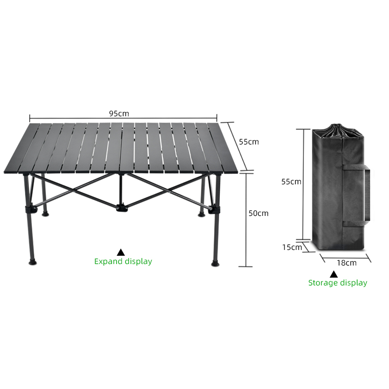 Outdoor-Camping-Klapptisch mit Tragetasche