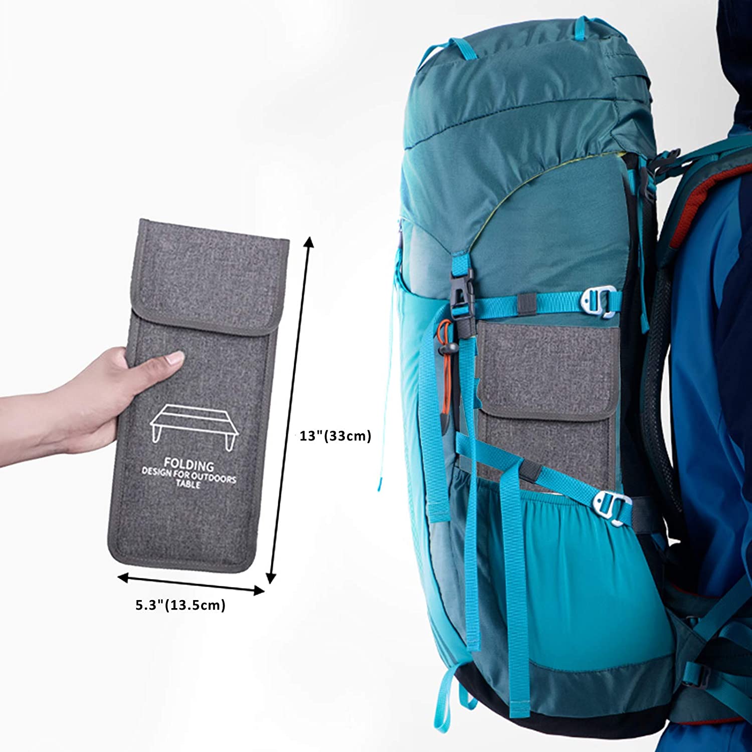 Tragbarer Mini-Klapptisch für Camping und Picknick