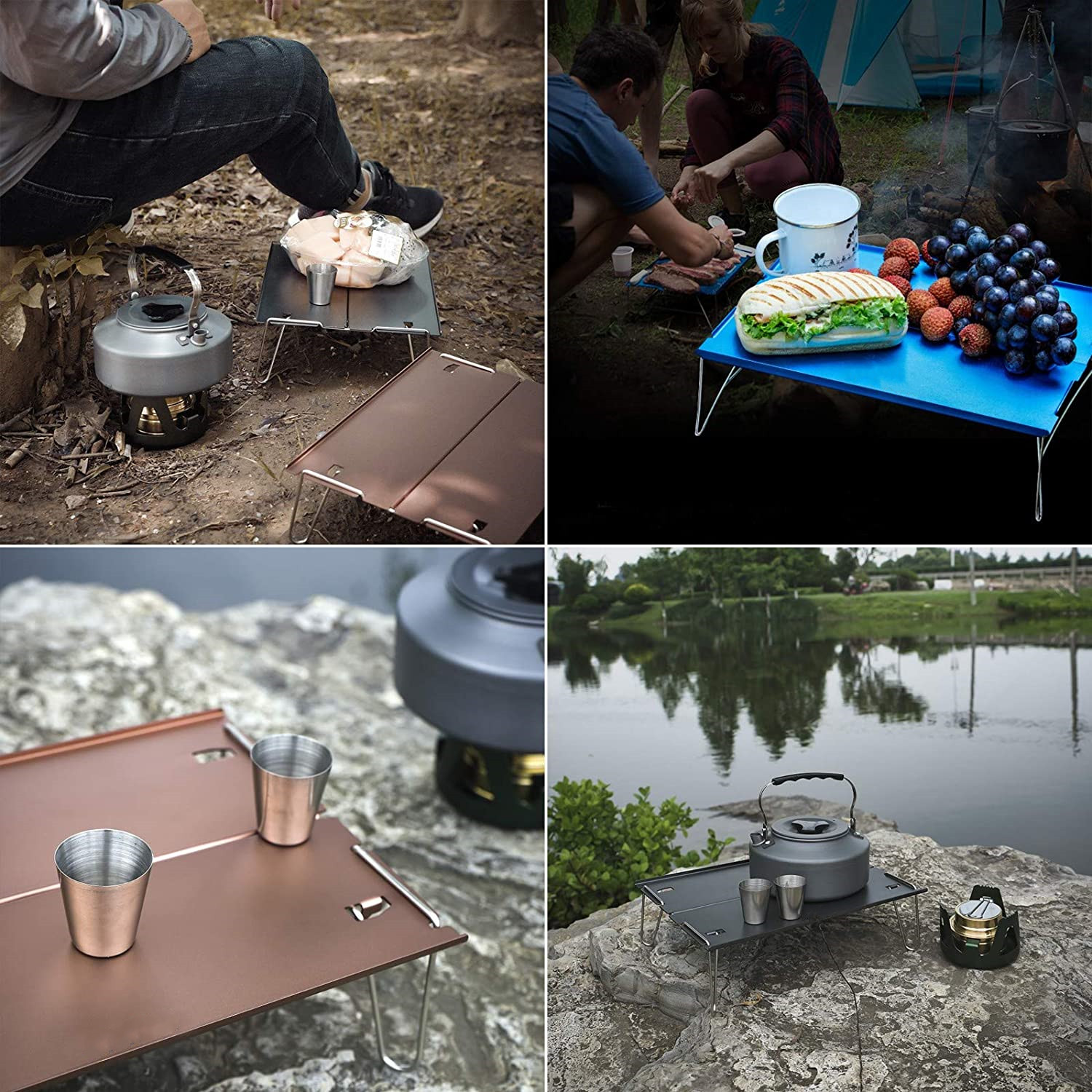 Tragbarer Mini-Klapptisch für Camping und Picknick