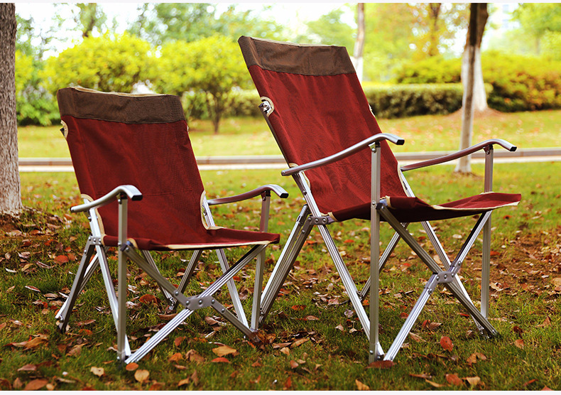 Dachuang Klappstuhl aus Aluminium für Camping, Picknick, Strandangeln