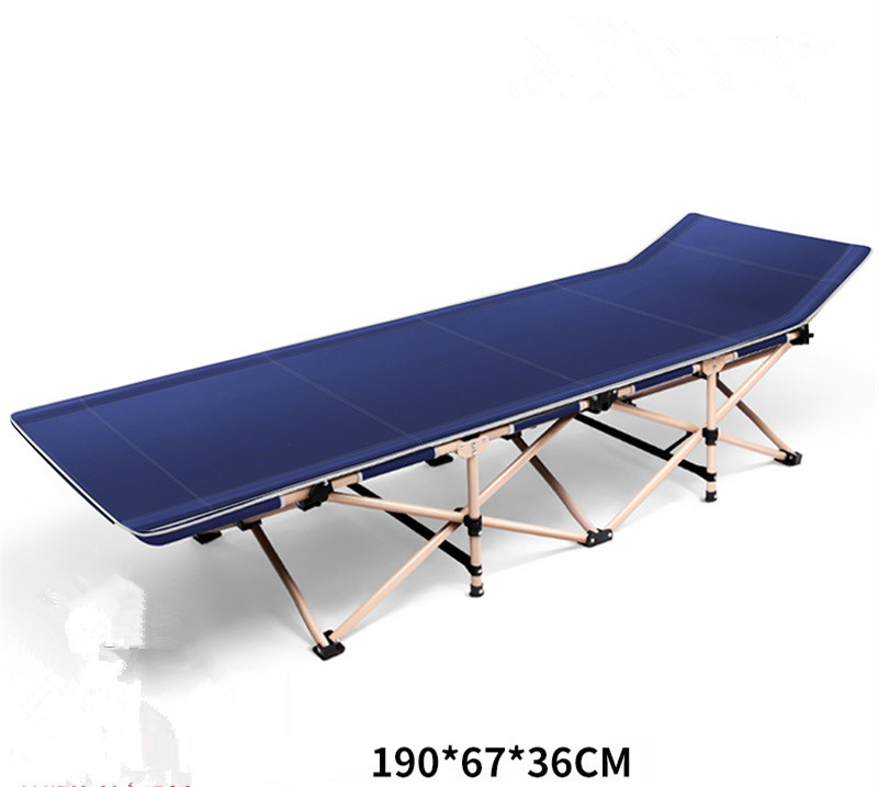 Tragbares, faltbares Campingbett aus Aluminium für den Außenbereich