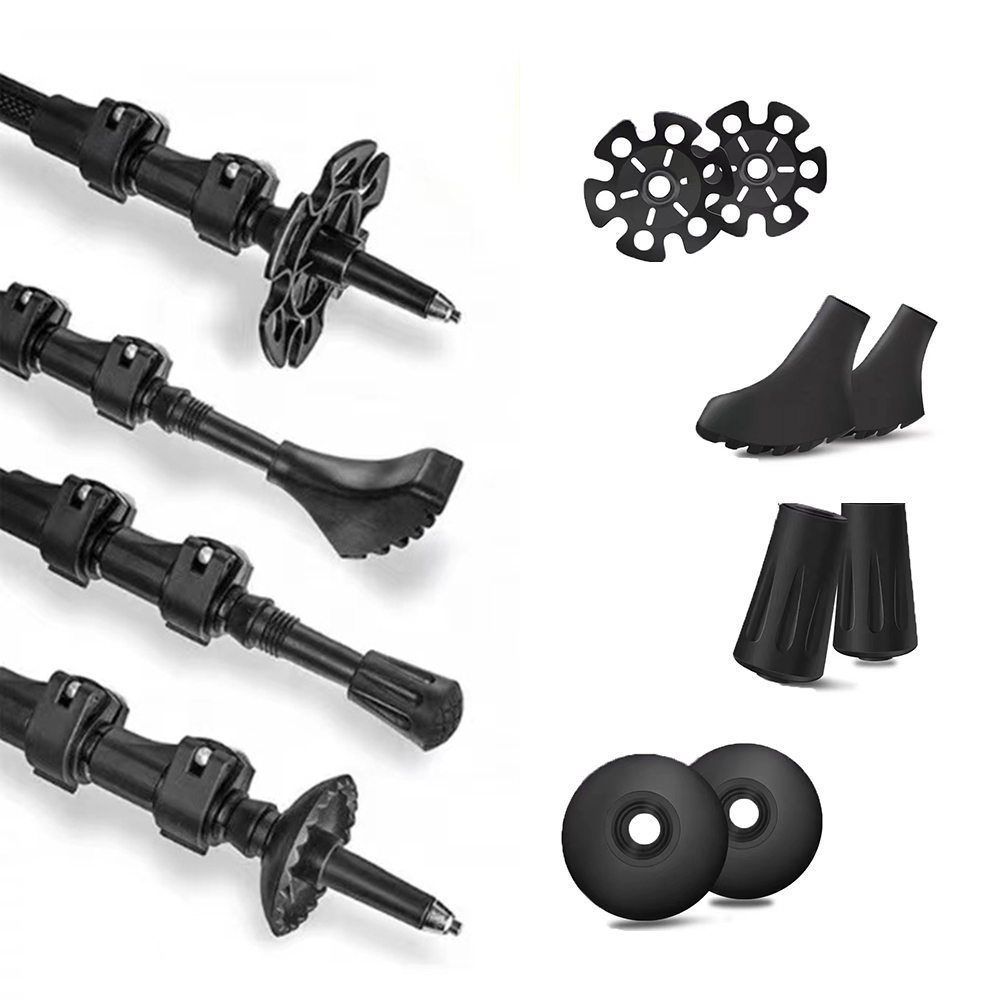 Ultraleichter Kletter- und Trekkingstock aus Aluminium für den Außenbereich