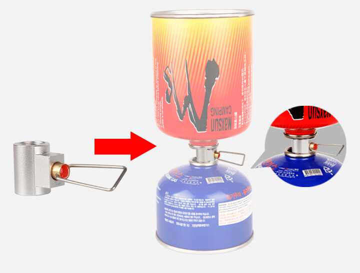 Gaskartuschenadapter für den Außenbereich | Gaskartuschen-Füllventil