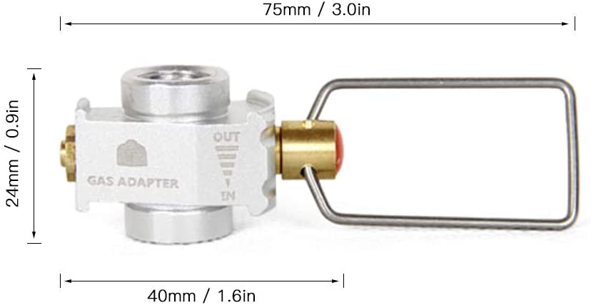 Camping-Butangaskartuschen-Adapter