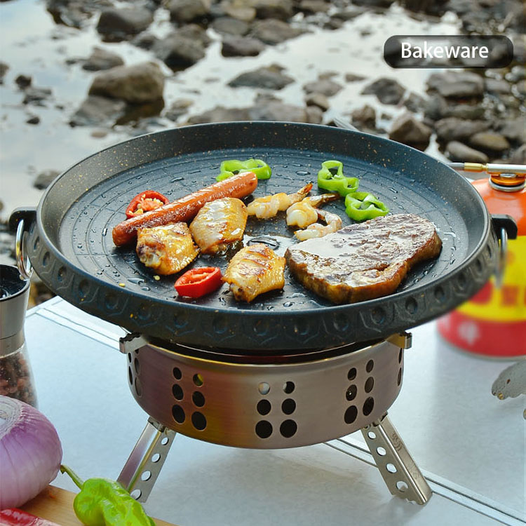 Tragbarer Gaskocher mit 3500 W für Camping, Wandern und Picknick
