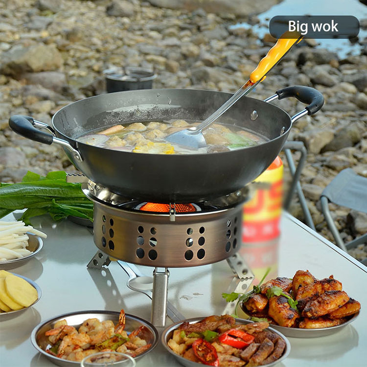 Tragbarer Gaskocher mit 3500 W für Camping, Wandern und Picknick