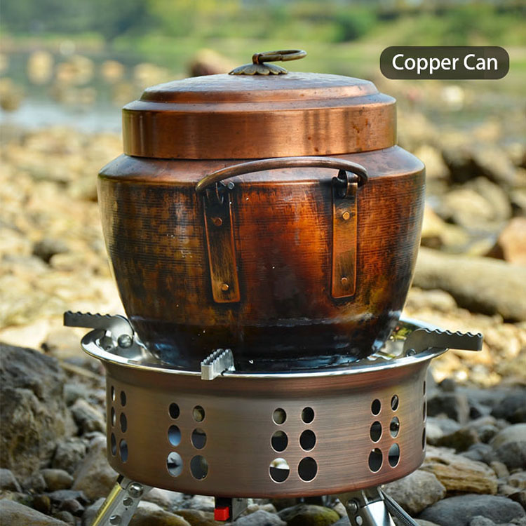 Tragbarer Gaskocher mit 3500 W für Camping, Wandern und Picknick