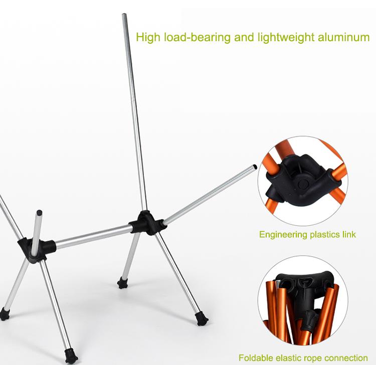 Tragbare, klappbare Campingstühle aus Aluminium