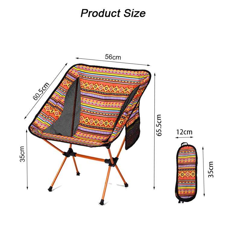 Tragbare, klappbare Campingstühle aus Aluminium