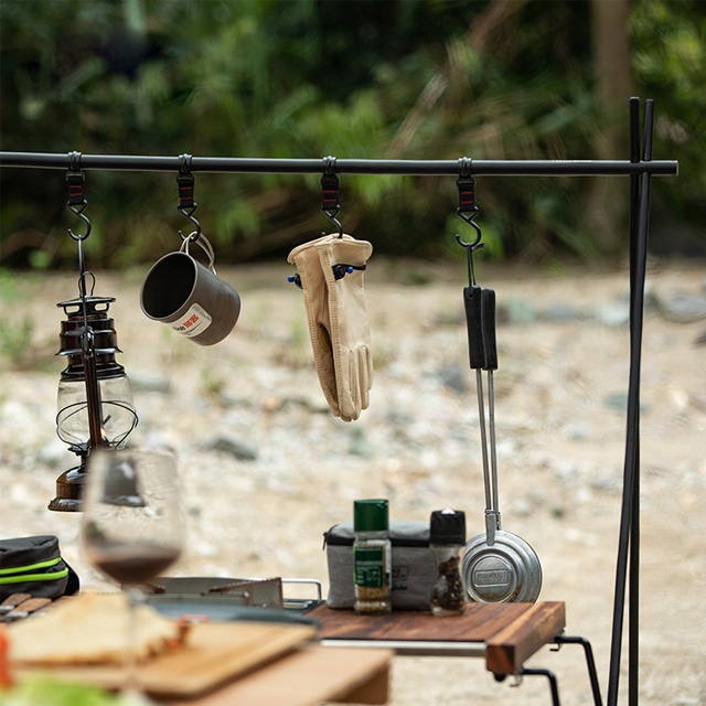Aluminium-Aufhängegestell für Outdoor-Camping-Kochgeschirr
