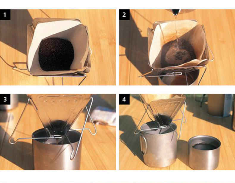 Kaffeetropfständer für Outdoor-Camping