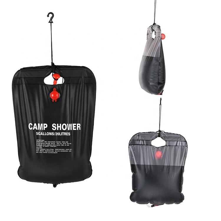Tragbarer Duschbeutel mit Solarbetrieb, 20 l/25 l