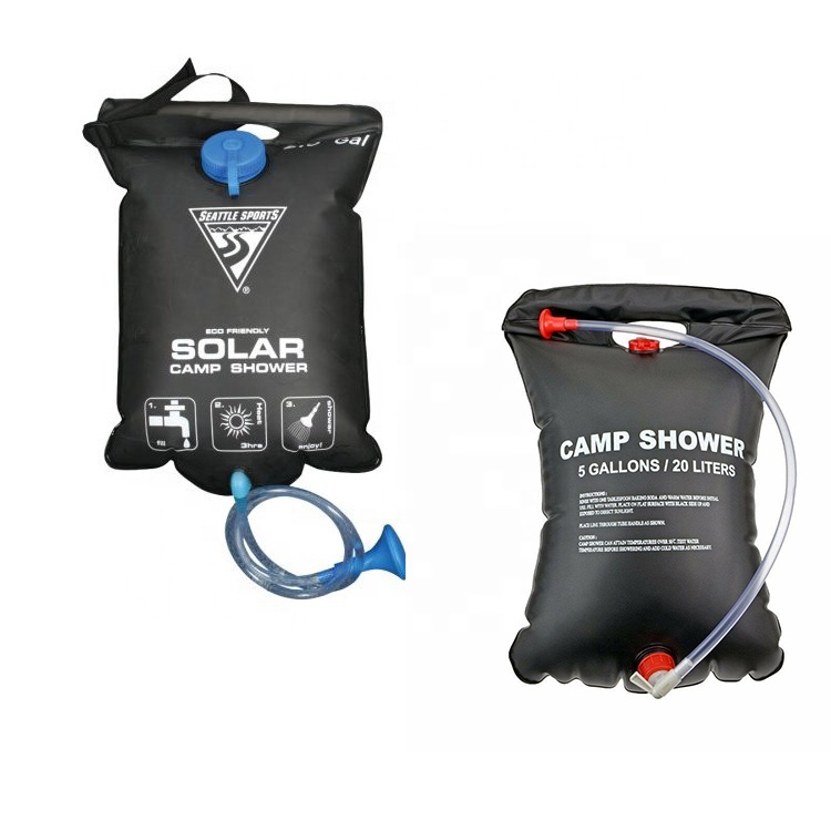 Tragbarer Duschbeutel mit Solarbetrieb, 20 l/25 l