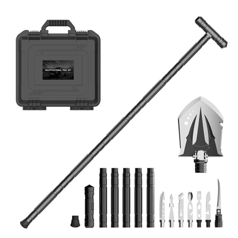 Multifunktionales Schaufel-Werkzeug-Set Trekkingstöcke-Kit