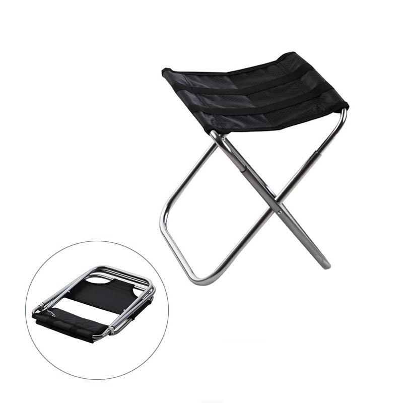 Tragbarer Angelstuhl für den Außenbereich, bunt, für Camping und Strand, Klappstuhl