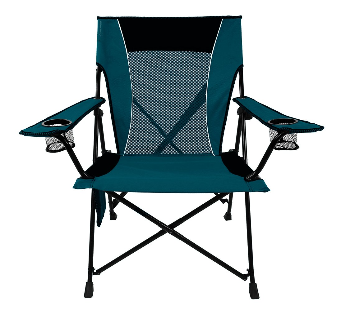 Tragbarer Camping- und Sportstuhl mit Dual Lock
