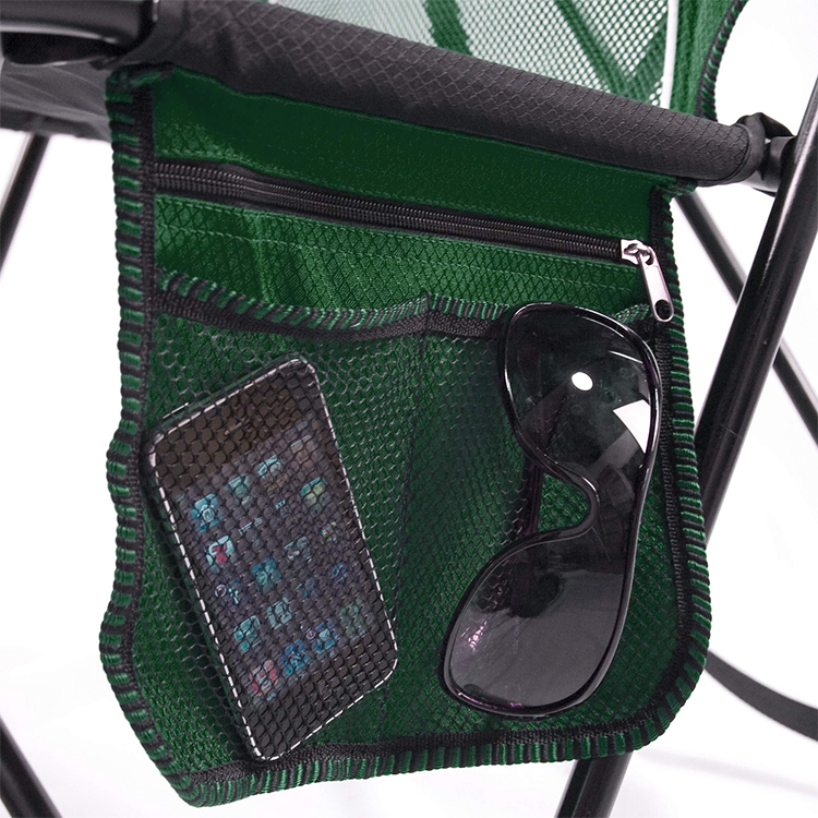 Tragbarer Camping- und Sportstuhl mit Dual Lock