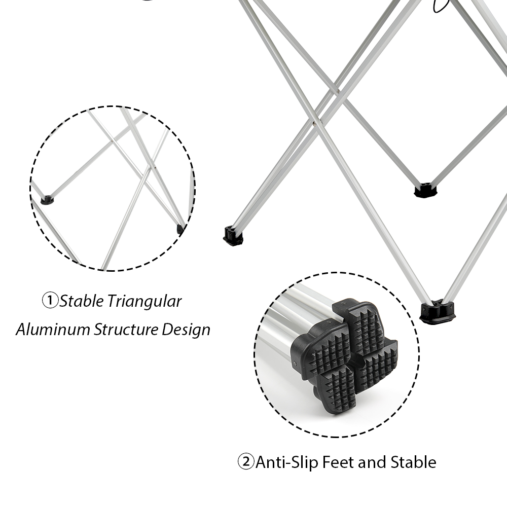 Picknick-Koch-Klapp-Campingtisch aus Aluminium