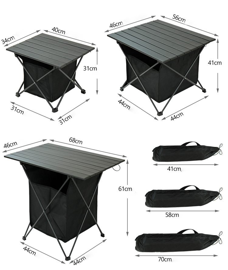 Outdoor-Grill-Campingtisch aus Aluminium