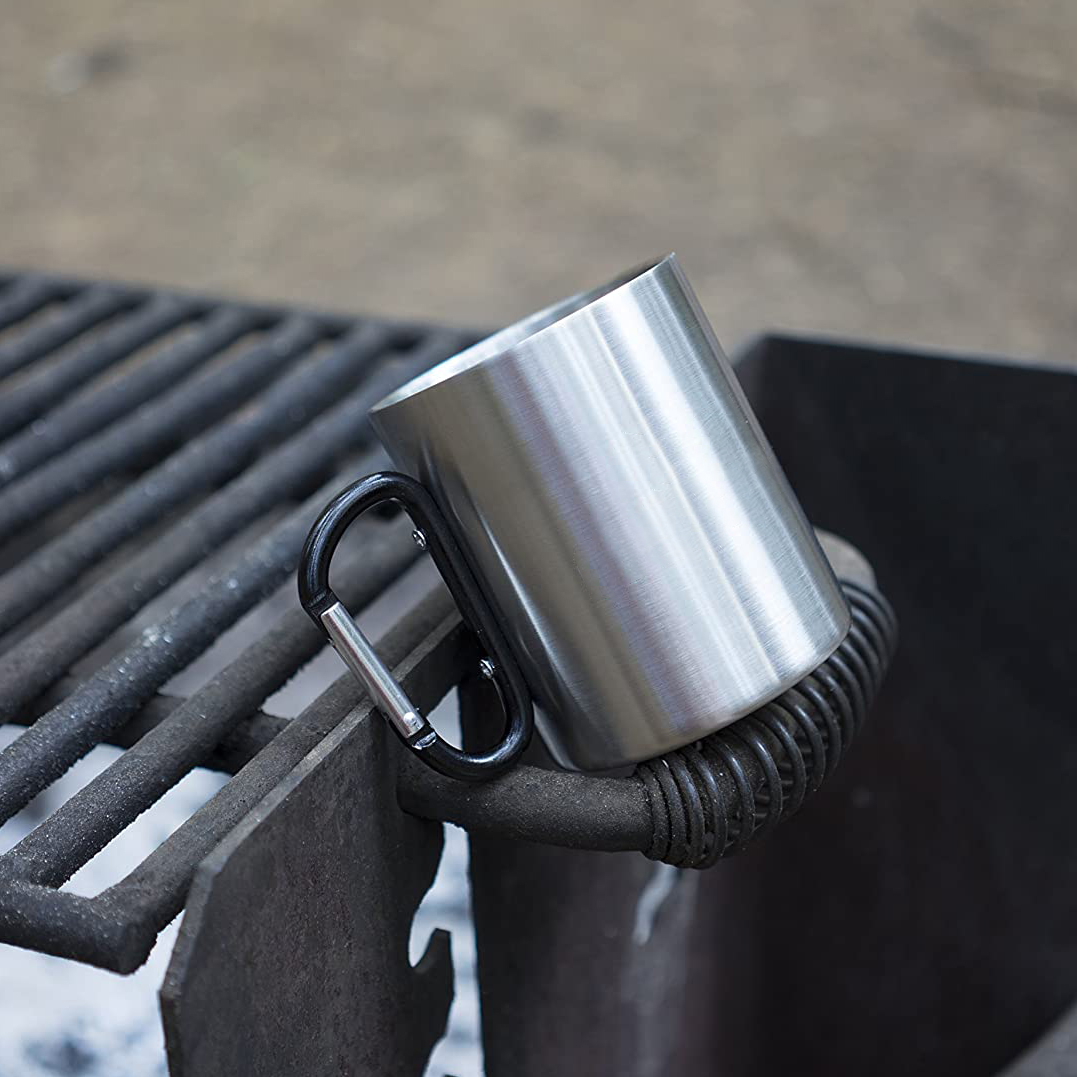 450ml Edelstahl Doppelwand Kaffeetasse für Outdoor Camping