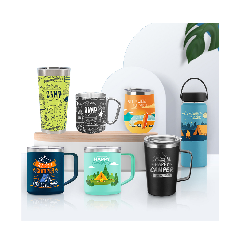 450ml Edelstahl Doppelwand Kaffeetasse für Outdoor Camping