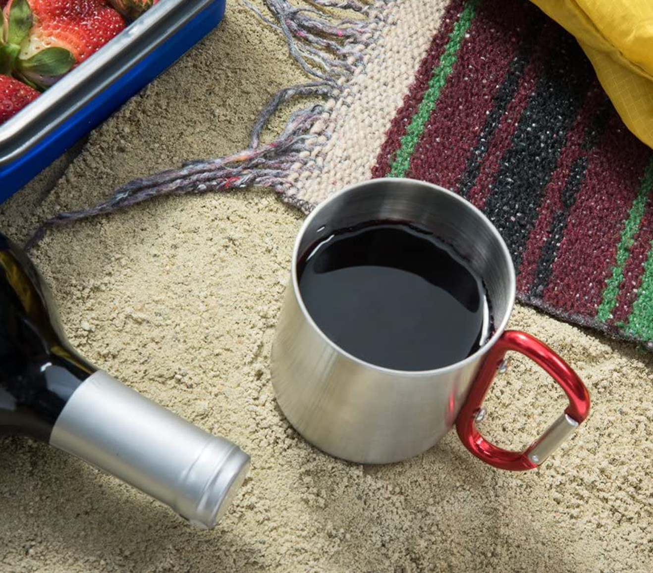450ml Edelstahl Doppelwand Kaffeetasse für Outdoor Camping