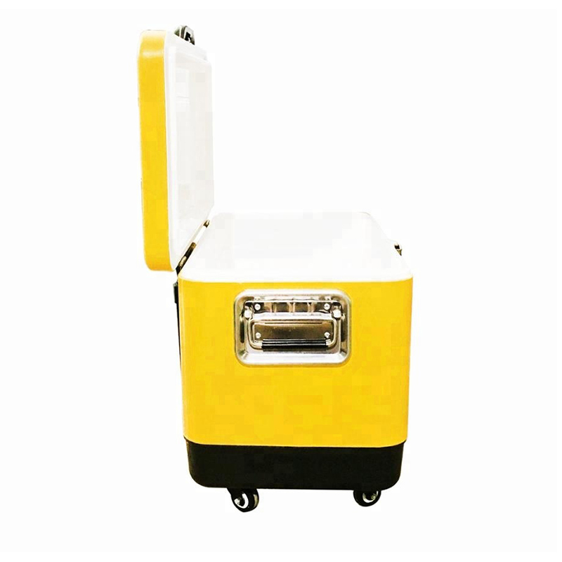 51L/54QT Trolley-Eiskühlbox mit Rädern für Outdoor-Camping-Angeln