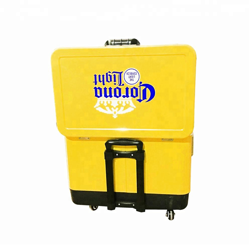 51L/54QT Trolley-Eiskühlbox mit Rädern für Outdoor-Camping-Angeln