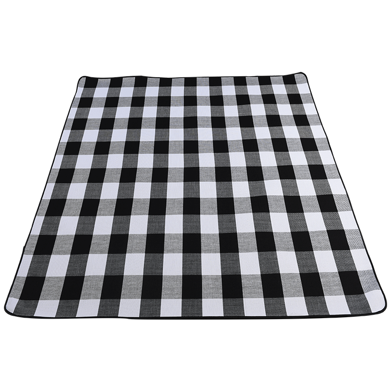 Extragroße Picknickunterlage in Gingham-Optik, mehrere Farben