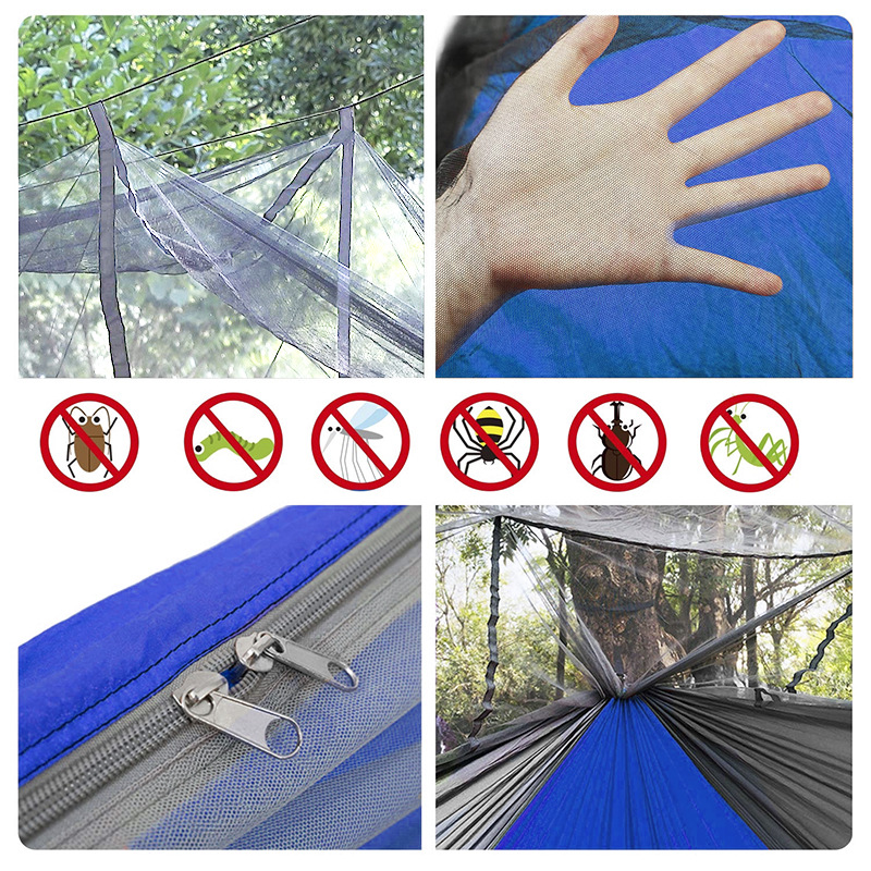 Outdoor Moskitonetz und Regen Fliegen Baldachin Set - Swing Camping Hängematte