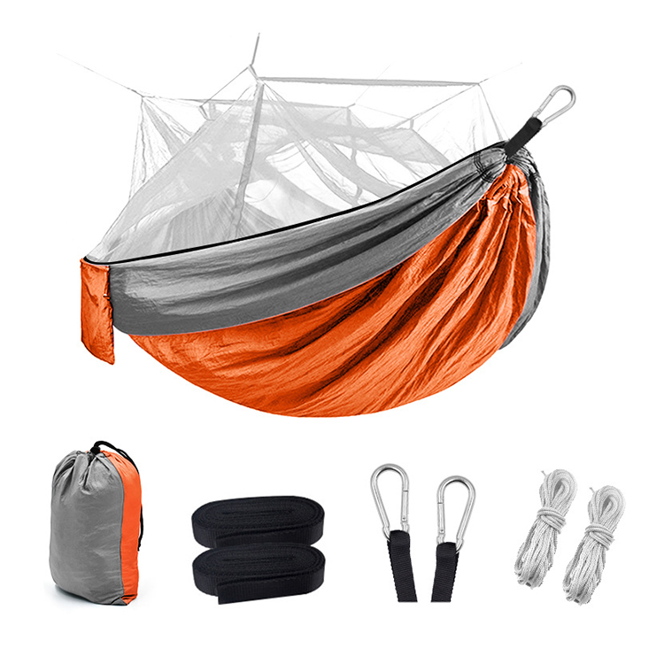 Klappbare Camping-Hängematte für den Außenbereich mit Moskitonetz