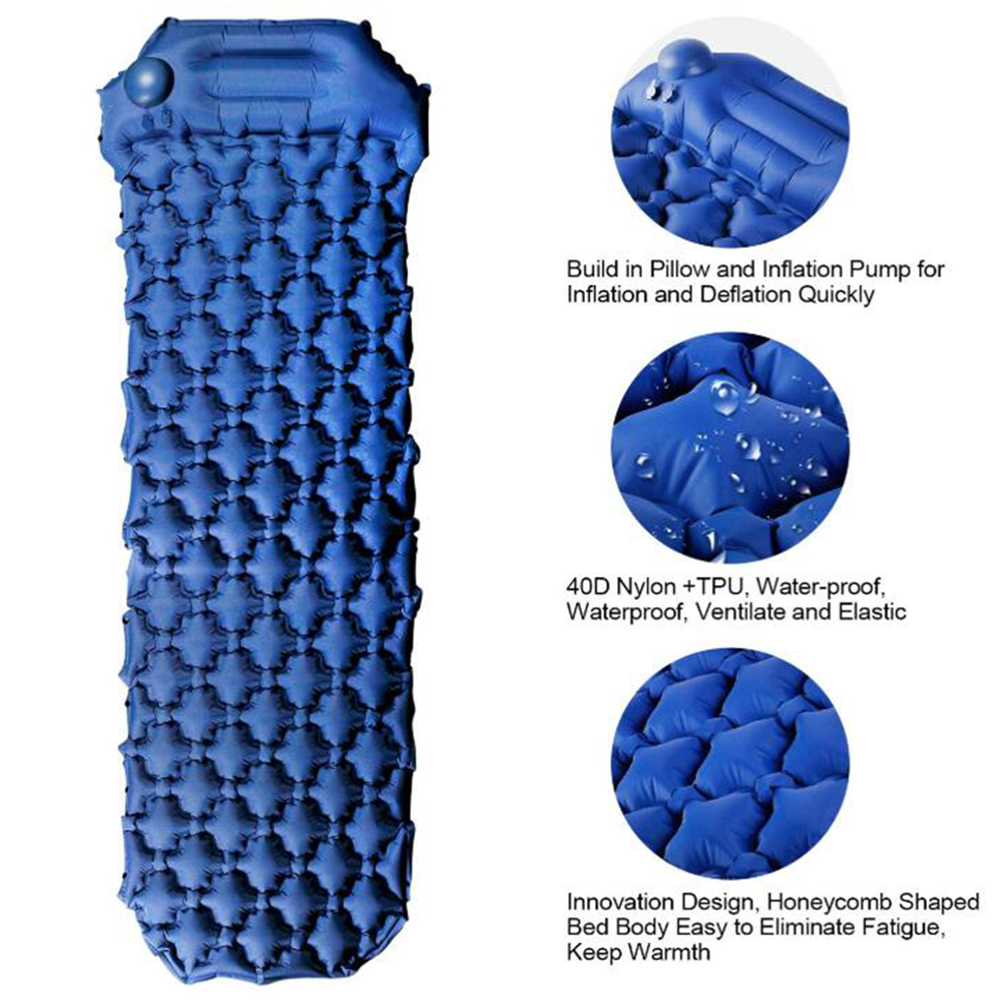 Outdoor Camping Schlafen Luftmatratze Bett mit Kissen