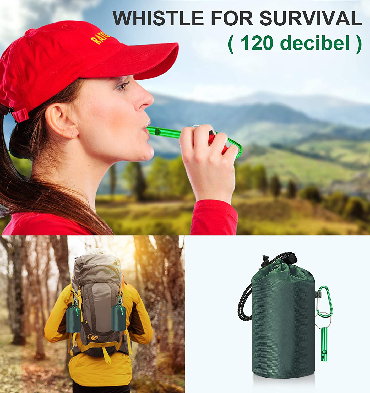 Outdoor-Schlafsack und Mylar-Decken Survival-Paket