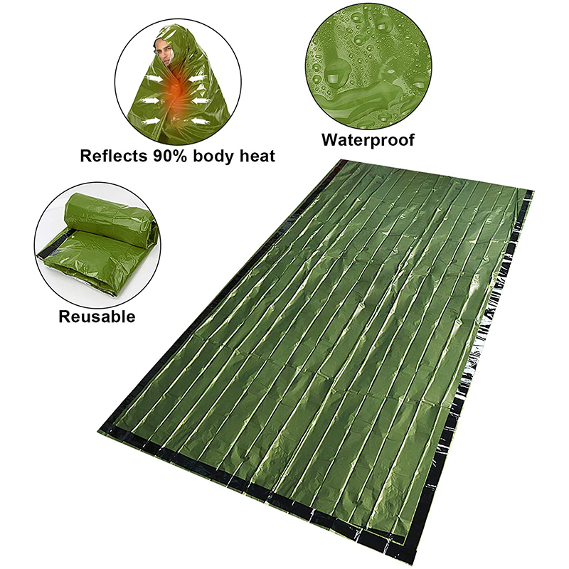 Outdoor-Schlafsack und Mylar-Decken Survival-Paket