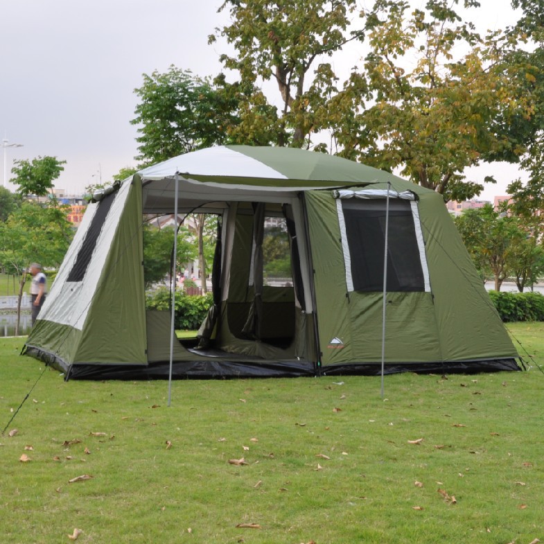 Großes Familien-Kuppelzelt für Camping im Freien