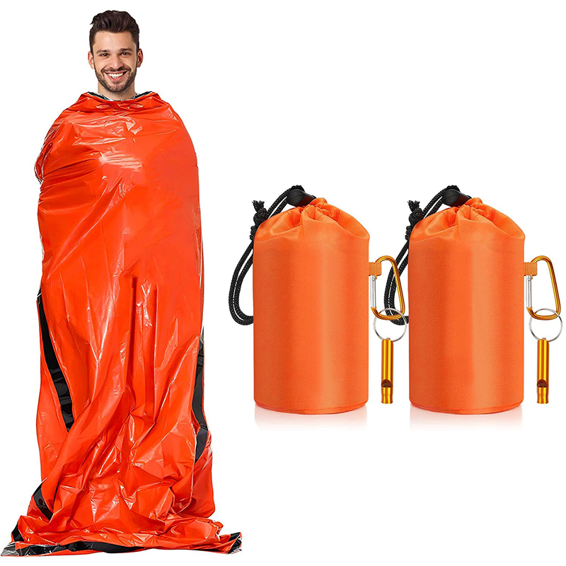 Outdoor-Schlafsack und Mylar-Decken Survival-Paket
