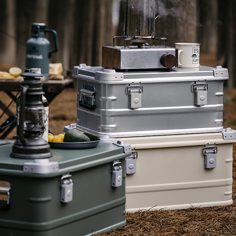 Aluminium-Campingboxen und -Behälter für Outdoor-Autoreisen