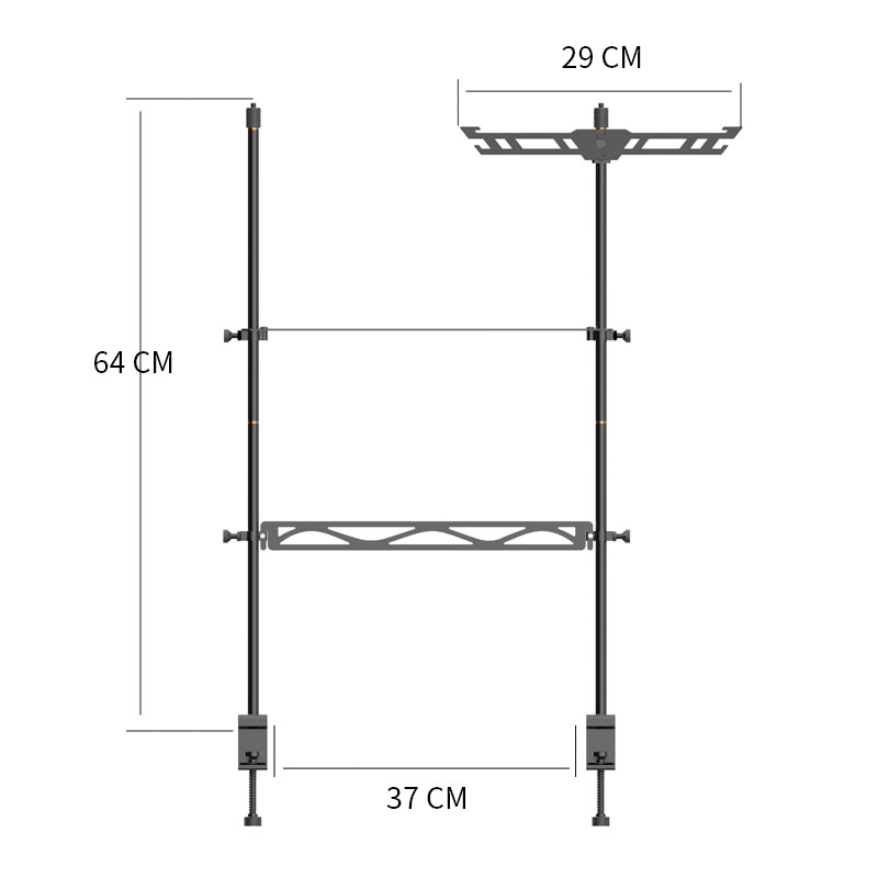 Outdoor Camping Picknick Klapp Desktop Rack Mit Hängen und Lagerung