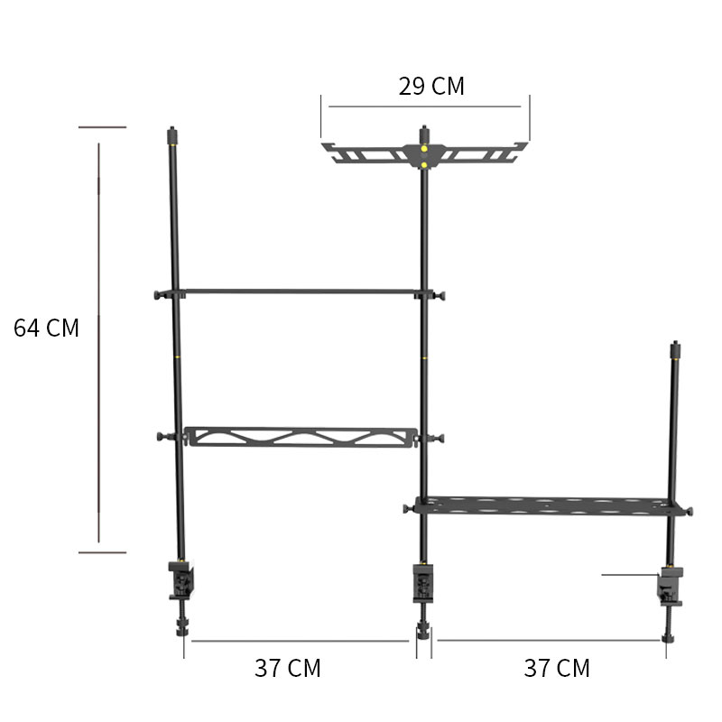 Outdoor Camping Picknick Klapp Desktop Rack Mit Hängen und Lagerung
