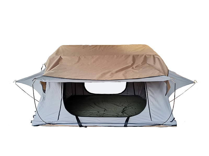 Outdoor-Dachzelt aus weichem Material fürs Auto – viel Platz und schnelles Öffnen