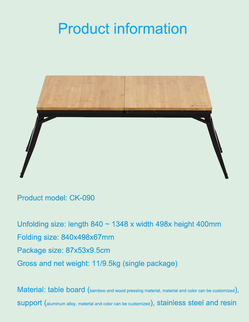 Outdoor IGT Klappbarer Campingtisch mit Picknickkocher