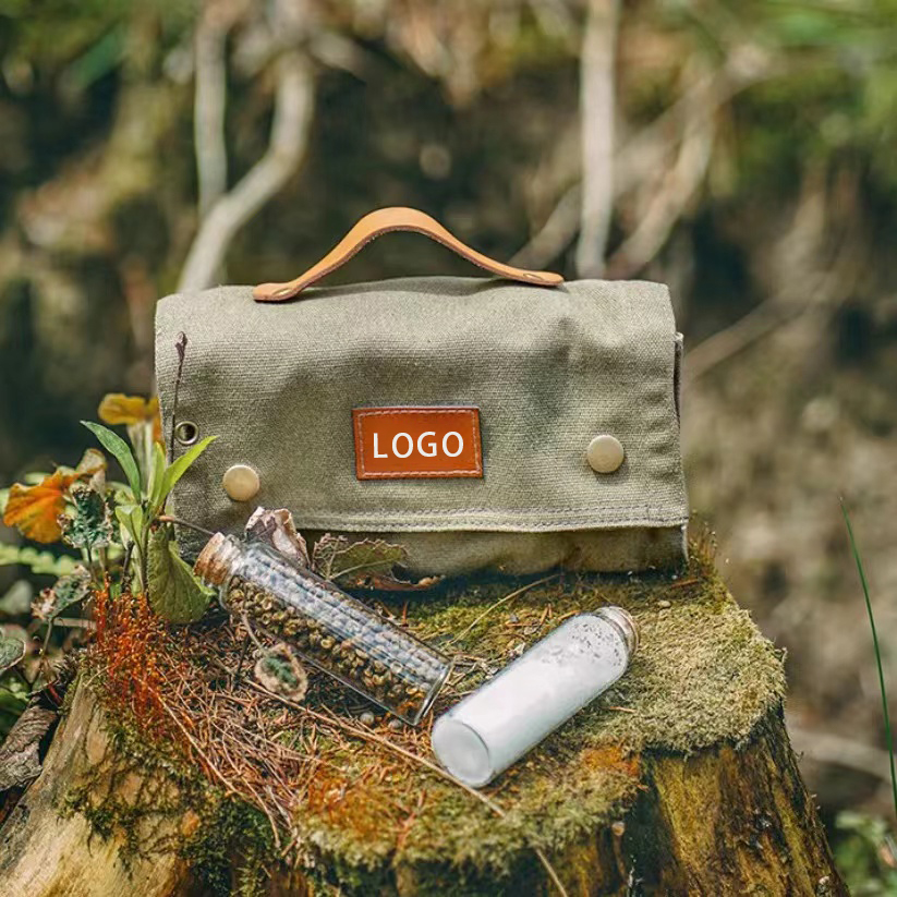 9 Outdoor Camping Grill Gewürzflaschen Aufbewahrungstasche