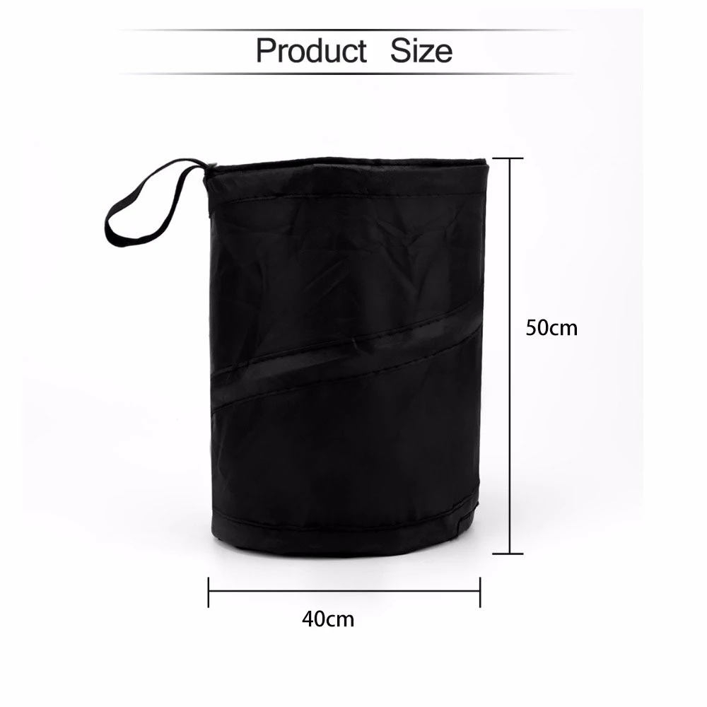 Tragbarer Mülleimer mit 63 l Fassungsvermögen für Outdoor-Wanderungen, Camping und Grillen