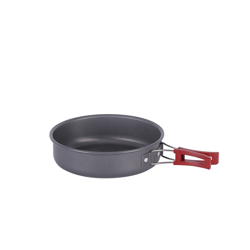 12-teiliges Camping-Kochgeschirr-Set – Topf- und Pfannenset für die Outdoor-Küche