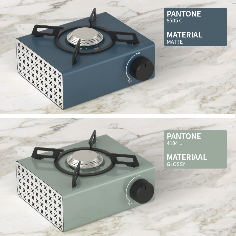Tragbarer Mini-Kassetten-Butangasbrenner 2000W für Outdoor-Camping-Picknick